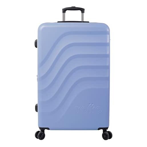 Totto - valigia trolley grande bazy+ in colore blu scuro: il compagno ideale per i tuoi viaggi lunghi. , blu scuro, trolley cabina, bazy + è la versione rinnovata e migliorata della classica bazy