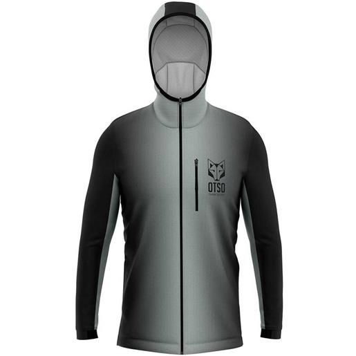 Otso sport hoodie nero, grigio 2xl uomo