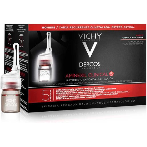 Vichy dercos aminexil trattamento anticaduta uomo 42 fiale