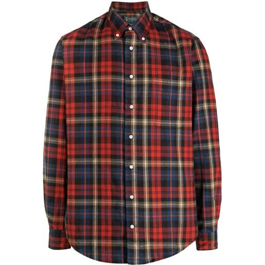 Gitman Vintage camicia shaggy a quadri - rosso