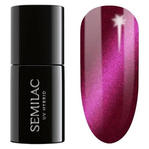 Semilac smalto semipermanente uv 468 pink cossy essentials 7 ml collezione silk effect