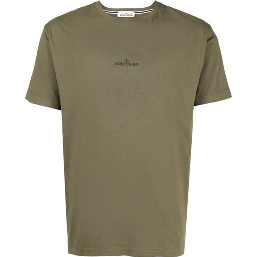 Stone Island t-shirt con stampa - verde