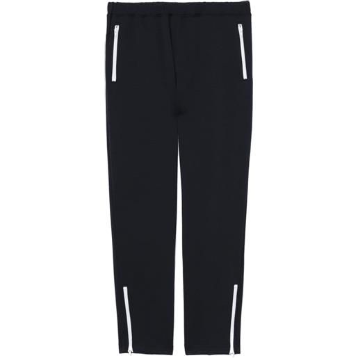 Black Comme Des Garçons pantaloni sportivi con vita elasticizzata - nero