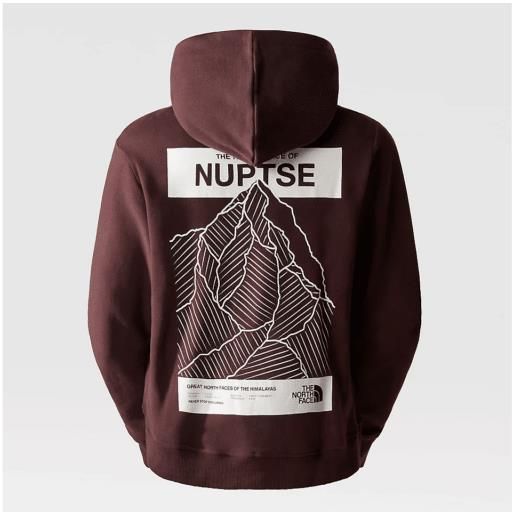 The north face - felpa nupste face hoodie w