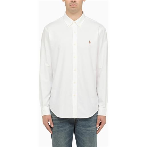 Polo Ralph Lauren camicia button-down bianca in popeline