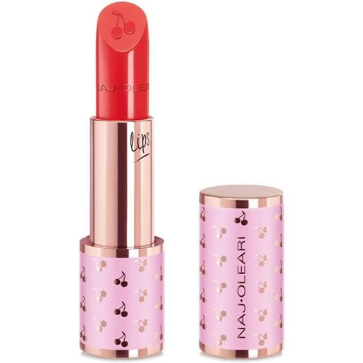 Naj Oleari creamy delight lipstick rossetto brillante, rossetto 12 rosso corallo