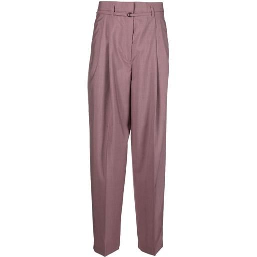 Christian Wijnants pantaloni plissettati pina - rosa