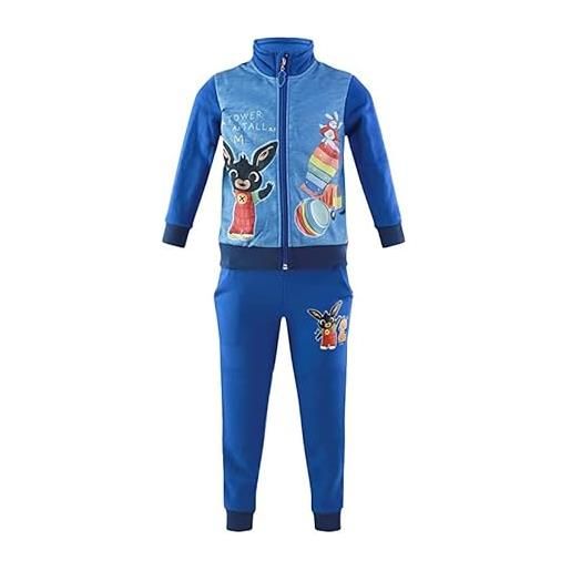 Russo Tessuti set jogging tuta pigiama pantalone felpa bambino sport bing coniglietto-4 anni