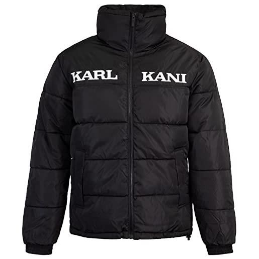 Karl Kani giacca invernale retrò essential black xl, nero , xl