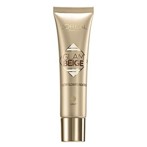 L'Oréal Paris glam beige fondotinta liquido dall'effetto setoso, 20 light