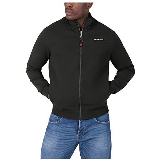 Timezone future jacket maglia di tuta, caviale nero, xxxl uomo