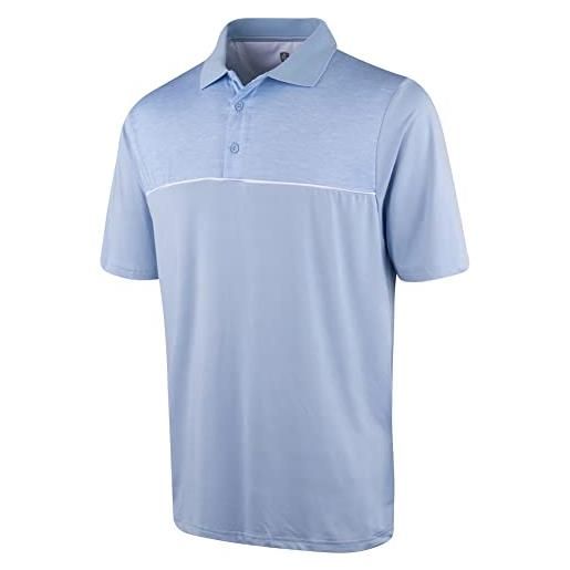 Island green polo da golf da uomo 2022 igts2042 con stampa evidenziata