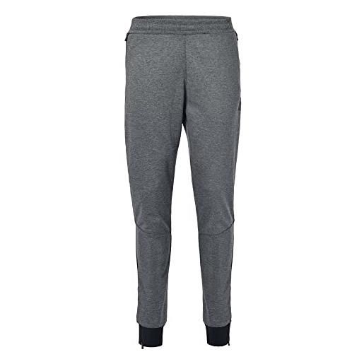 Kappa kouros, pantaloni uomo, grigio/nero, xs