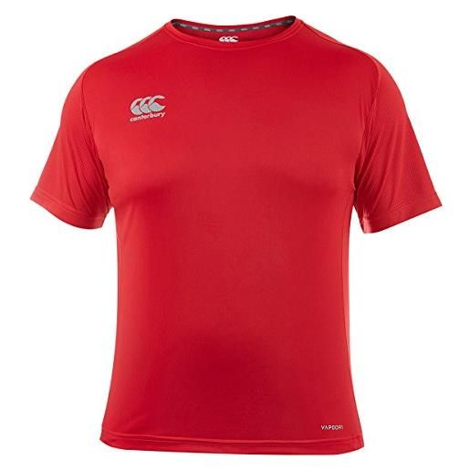Canterbury, vapodri superlight, t-shirt, uomo, rosso (rosso bandiera), xl