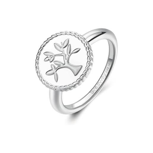 Brosway anello donna in acciaio con simbolo albero della vita, anello donna collezione chakra - bhkr001f