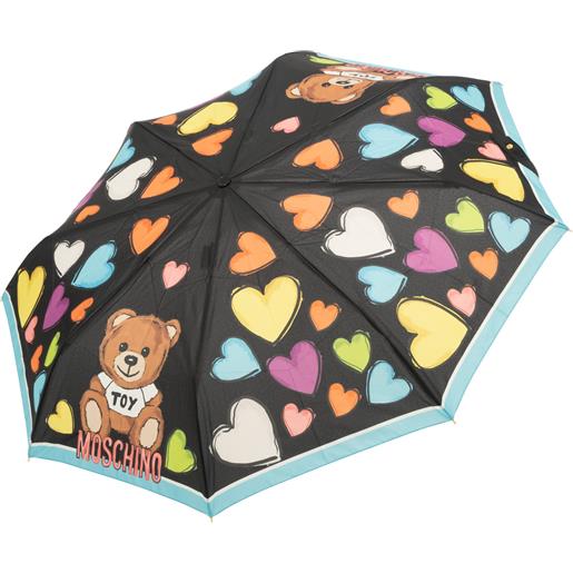 Moschino ombrello openclose hearts and bear