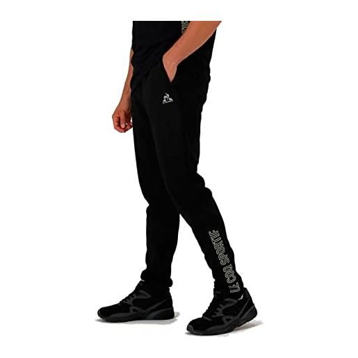 Le Coq Sportif tech pant tapered n°1 m black pantaloni, nero, l uomo
