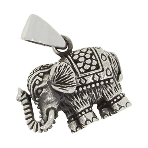 AFP elefante ciondolo in argento 925