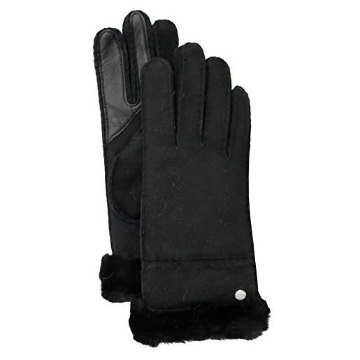 UGG w seamed tech glove, black, s unisex-adulto