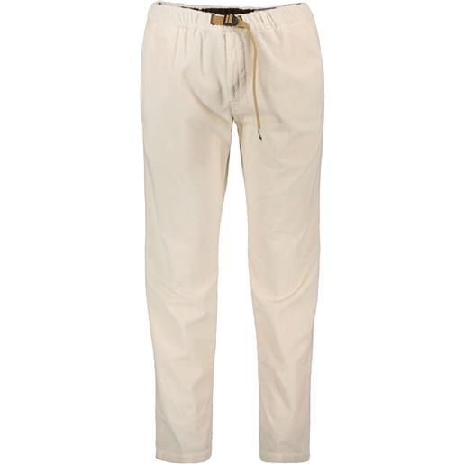 WHITE SAND pantaloni chino velluto