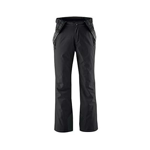Maier sports pantaloni da sci anton light uomo, nero (black), 24