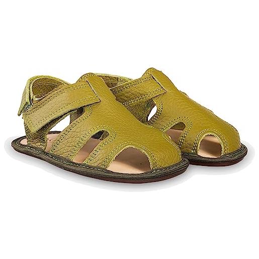 Magical Shoes sandali barefoot bambino, scarpe minimaliste per bambini, sandali con suola antiscivolo, sandali punta aperta per bambini, scarpe trasparenti leggero, arancione, taglia 23, janu