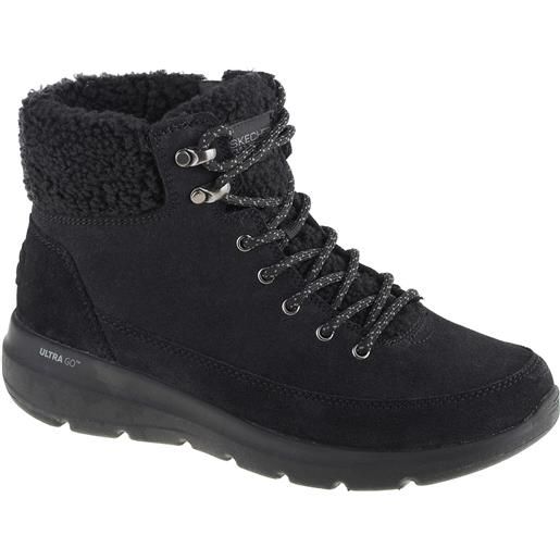 Skechers glacial ultra-woodlands lace-up booties nero eu 37 donna