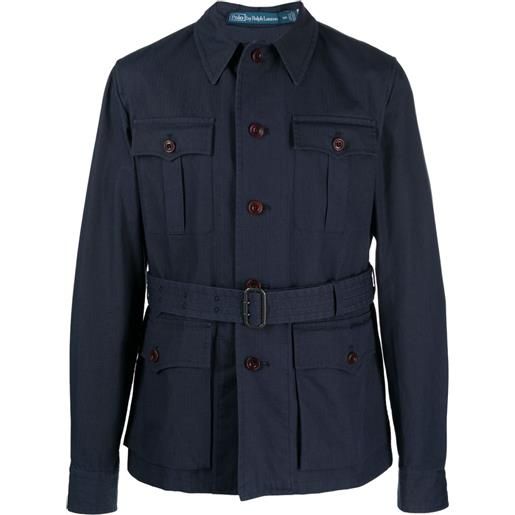 Polo Ralph Lauren giacca utility con cintura - blu