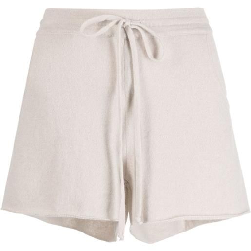 Teddy Cashmere shorts portofino con coulisse - toni neutri