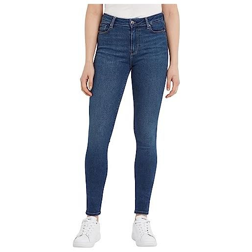 Tommy Hilfiger jeans donna skinny fit, blu (ada), 34w / 32l