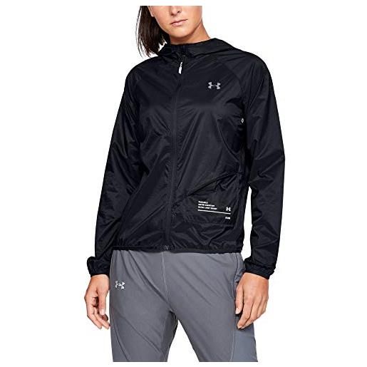 Under Armour qualifier storm packable jacket giacca, donna, nero, md