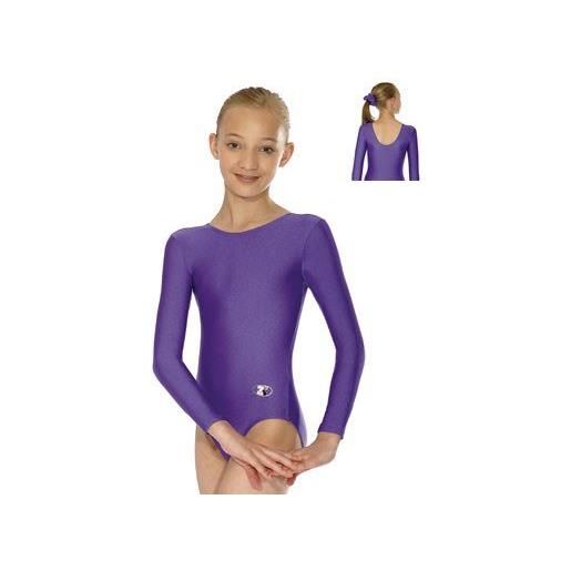 Costume da Tuta danza accademica lycra rossa bambina