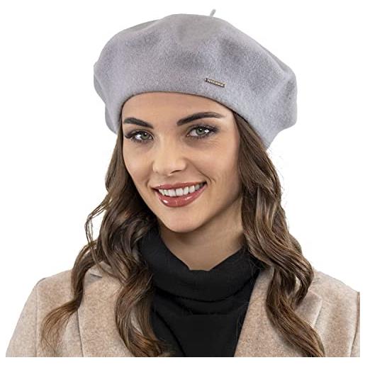 Vivisence berretto classico femminile di lana 7073, grigio, taglia unica