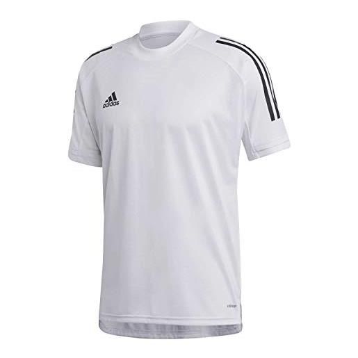 adidas condivo 20 training jersey, t-shirt da allenamento uomo, white/black, xs