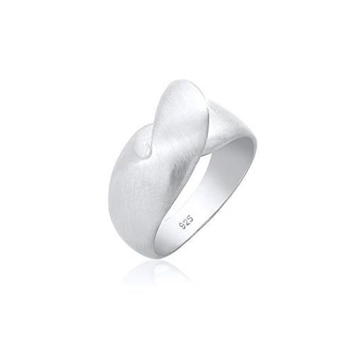 Elli anelli donna tendenza del nodo design in argento sterling 925