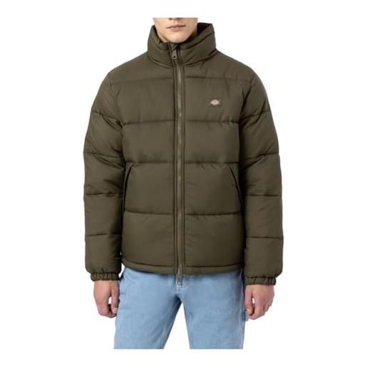 Dickies men winter jacket waldenburg, colore: military greeneen, taglia: s