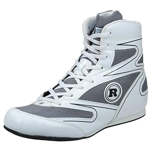 Ringside scarpe da boxe diablo, sneaker unisex-adulto, bianco, 42 1/3 eu