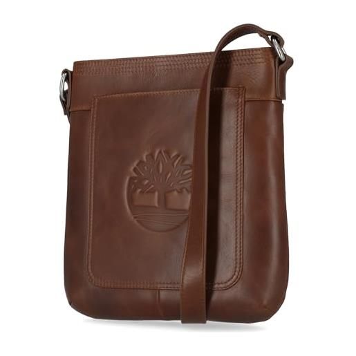 Timberland, borsa a tracolla in pelle donna, cognac