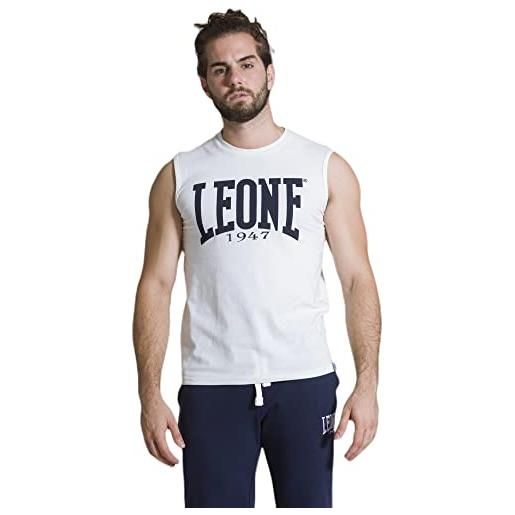 LEONE 1947 leone t-shirt smanicata da uomo 1947 apparel - white (1), xl
