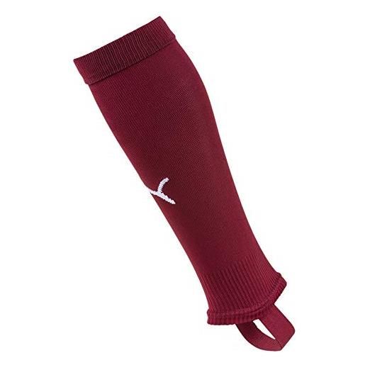 PUMA team liga stirrup socks core, calzino men's, rosso (red/white), 1