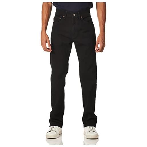 Lee men's premium select classic fit straight leg jean, double black, 32w x 34l