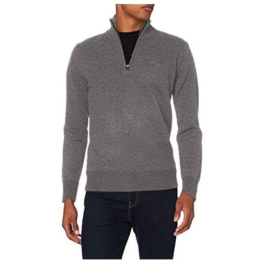 Schott NYC pllance2 maglione pullover, anthracite, xl uomo