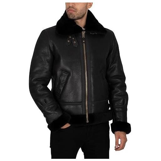 Schott NYC lc1259, giacca di pelle uomo, marrone (cognac), xxxl