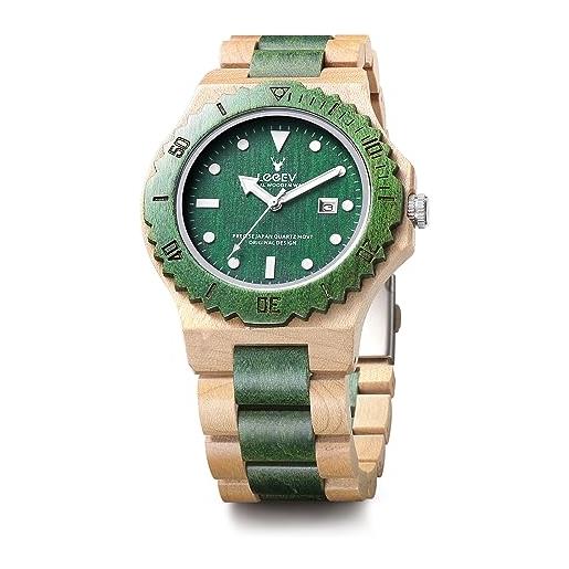 LeeEv orologio in legno, orologio da uomo in legno fatto a mano in legno di sandalo vintage in legno orologi da uomo regali