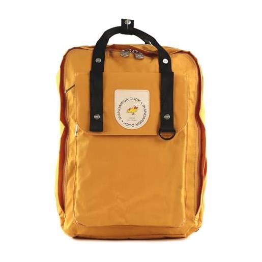 Mandarina Duck backpack capsule, zaino unisex adulto, nero, taglia unica