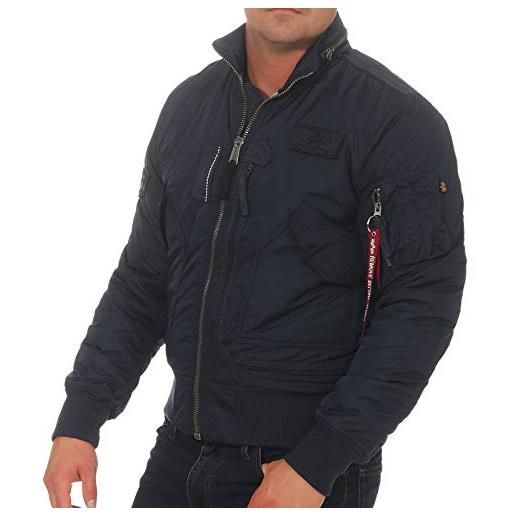 Alpha industries engine bomber jacket per uomo giacca, dark green, m