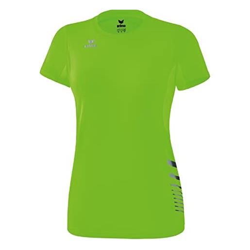 Erima t-shirt running race line 2.0 t-shirt, donna, nero/marmorizzato, 34