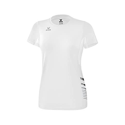 Erima t-shirt running race line 2.0, donna, new bianco, 36