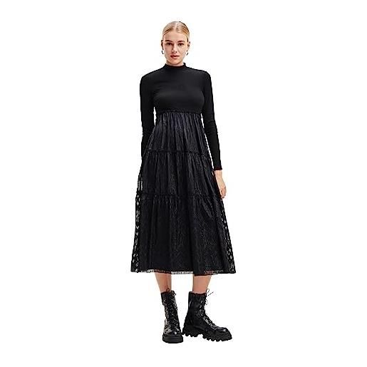 Desigual vest_misha dress, nero, xxl donna