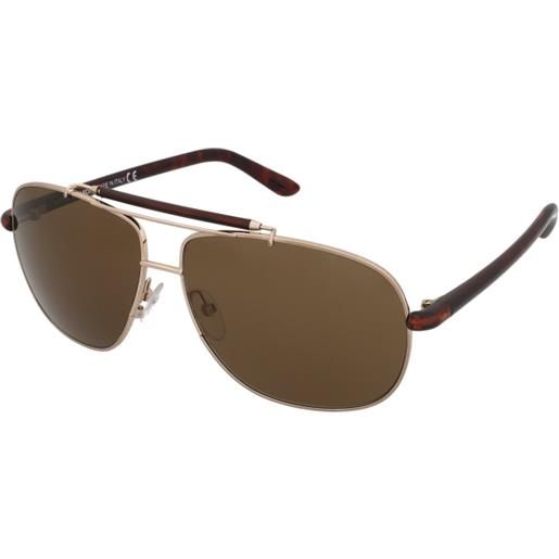 Tom Ford adrian ft0243 28j | occhiali da sole graduati o non graduati | metallo | pilot | oro | adrialenti